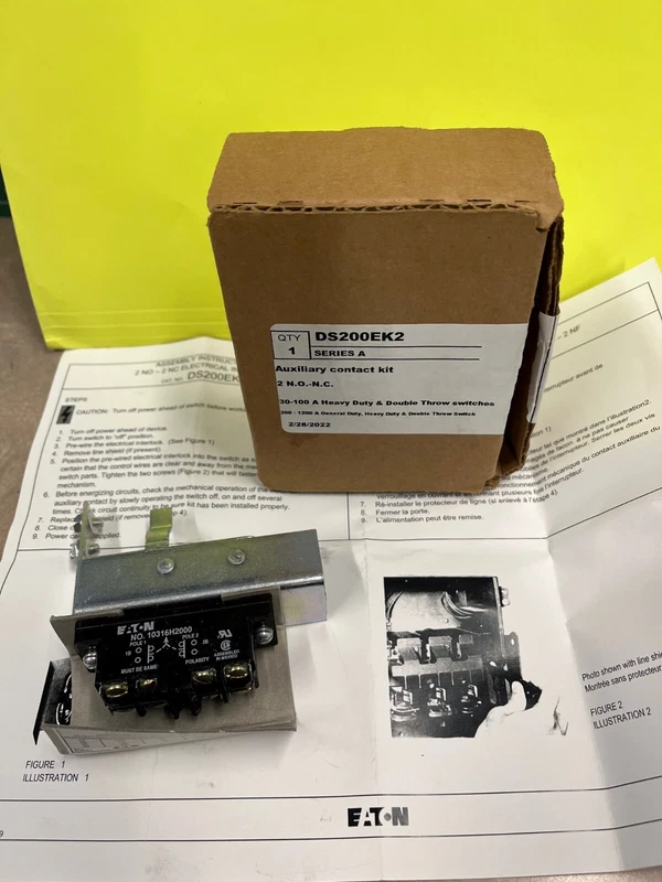 DS200EK2 SERIES A AUXILLARY CONTACT KIT QUANITY OF 10 2 DS200EK2 0