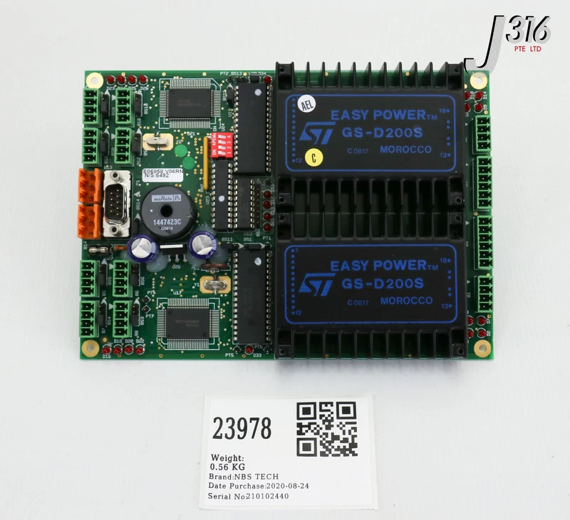 23978 NBS TECH PCB, DRIVER, NOVILOIRE, E06857B E06858 2 E06857B 0