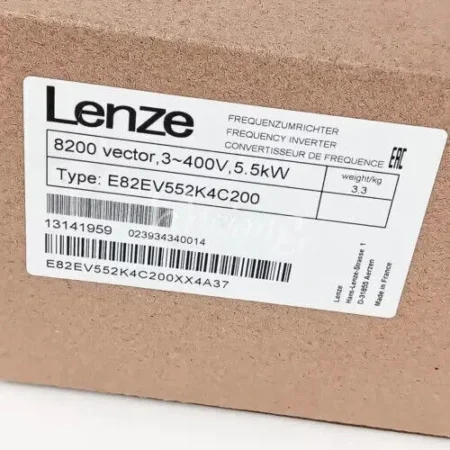 E82EV552_4C200 PRO LENZE E82EV552K4C200 Frequency Inverter 8200 Vector 5.5kW