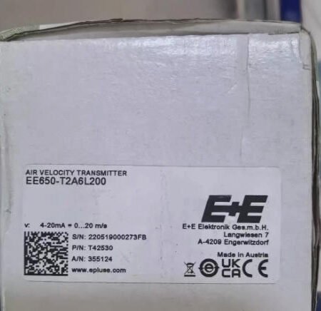E+E pipe wind speed transmitter sensor anemometer EE650-T2A6L200