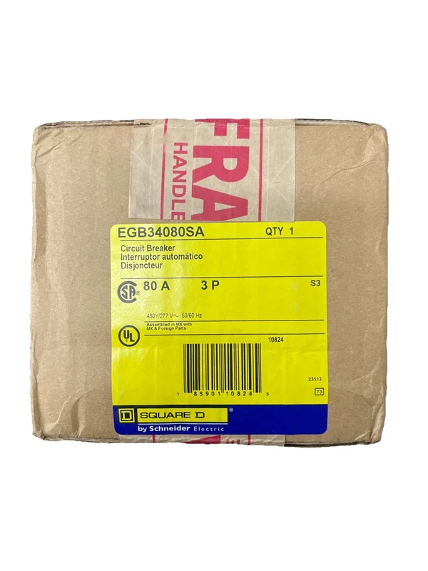 NEW Square D EGB34080SA 3 Pole Circuit Breaker 2 EGB34080SA 0