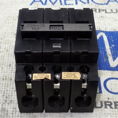 Square D EHB34100 3 Pole 100 Amp 480Y/277 Volt Bolt On Circuit Breaker - Tested