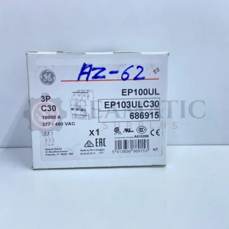 GENERAL ELECTRIC EP103ULC30 Circuit Breaker 30a 480vac 110vdc , AZ#62+