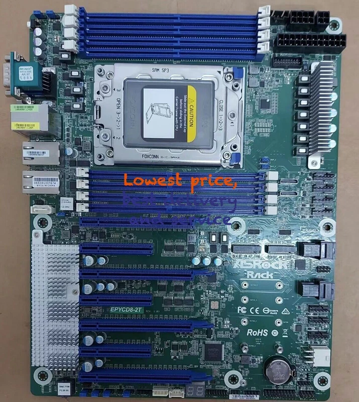 ASRock EPYCD8-2T motherboard supports EPYC 7001/7002 7 PCIE dual M2 SSD 2 EPYCD8 2T 0
