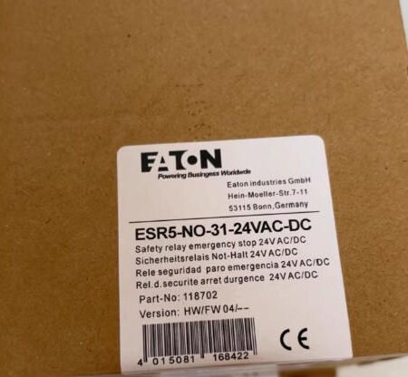 EATON safety relays ESR5-NO-31-24VAC-DC