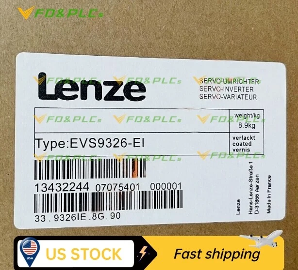 NEW LENZE Servo Drive Inverter EVS9326-EI EVS9326EI 2 EVS9326 EI 0