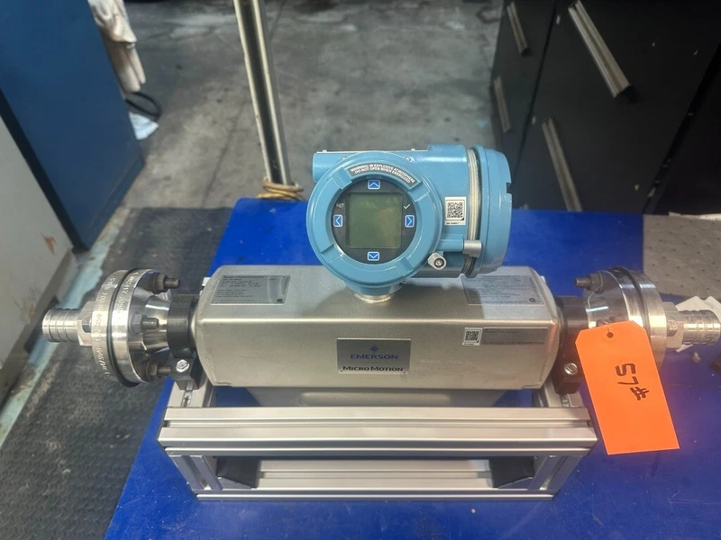 Emerson F150S Micro Motion Mass Flow Sensor & Emerson 4700 Transmitter 2 F150S 0