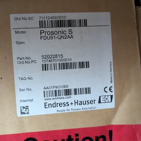 NEW ENDRESS+HAUSER FDU91-QN2AA Prosonic S Ultrasonic Level Sensor