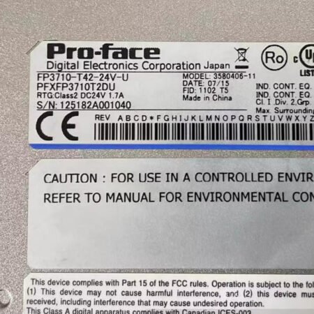 Pro-face touchscreen FP3710-T42-24V-U