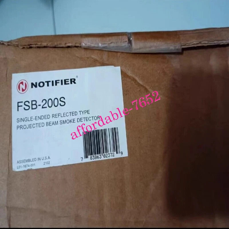 NEW NOTIFIER FSB-200S Single ended Reflective Type Project Beam Detector 2 FSB 200S 0