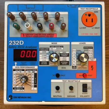 DNI Dynatech Fluke 232D Safety Analyzer Calibrated, w Certificate of Calibration
