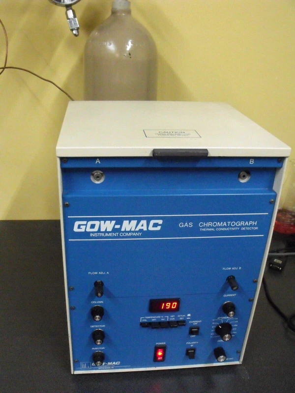 GOW-MAC SERIES 400 TCD GAS CHROMATOGRAPH THERMAL CONDUCTIVITY DETECTOR + MANUAL 2 GOW MAC 0