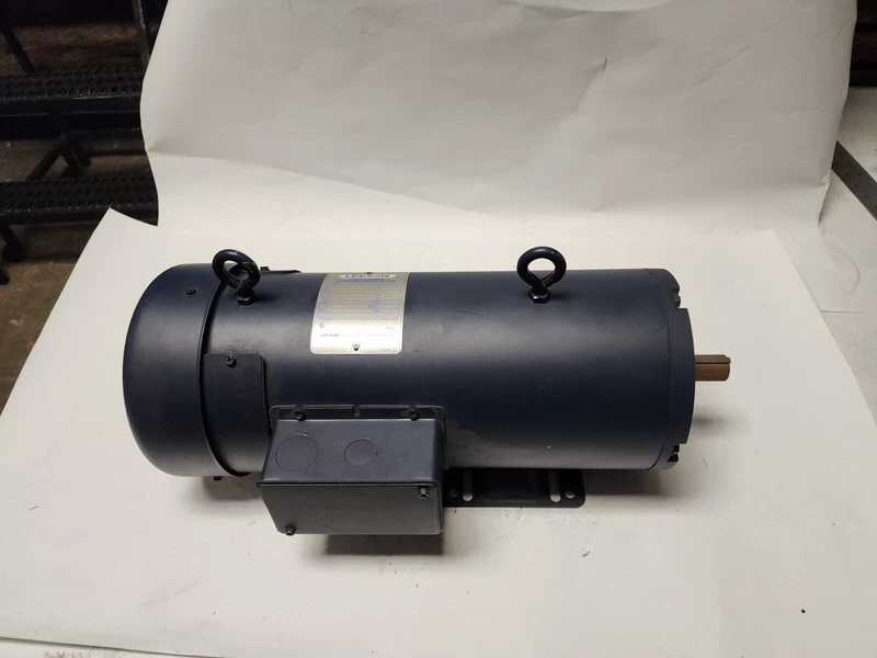 Leeson 1-1/2 Hp. DC Electric Motor H145TC Fr. CAT No. 128010.00 180V. 1750 rpm 2 H145TC 0