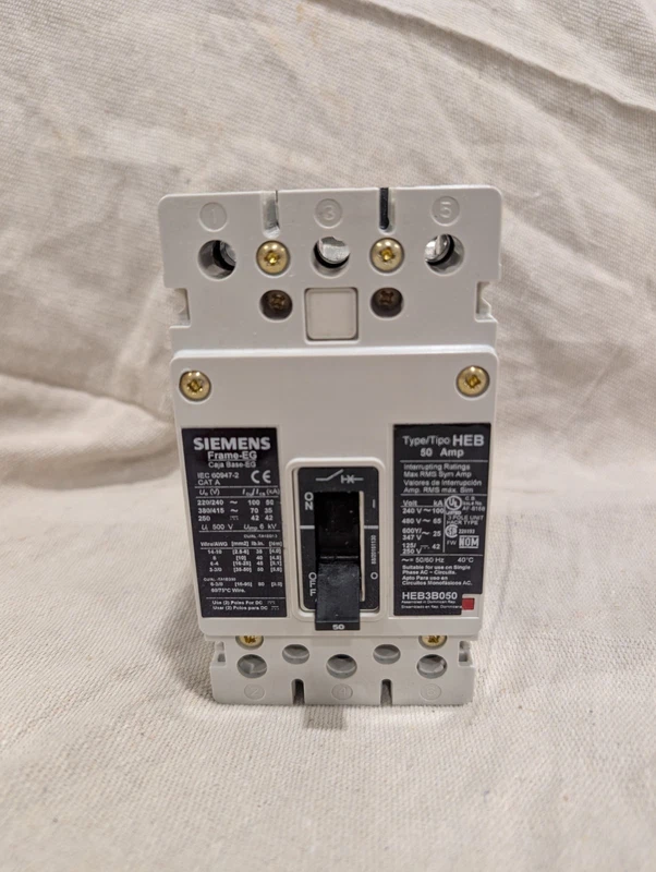 Siemens HEB3B050B Circuit Breaker 2 HEB3B050B 0