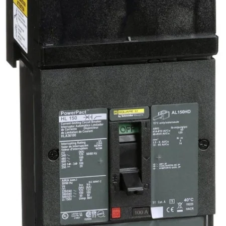 Square D HLA36100 Molded Case Breakers (MCCBs)