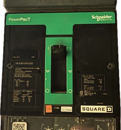 NEW Square D - HLA36150U33X - Molded Case Circuit Breaker, PowerPacT H, 30A, 3p