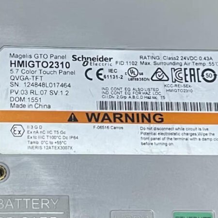 Schneider Electric HMIGTO2310 Color Touch Panel