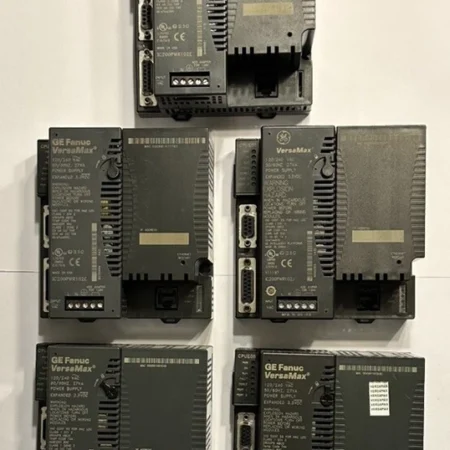 GE Fanuc IC200 CPUE05 VersaMax CPU Module w/ IC200PWR102 Power Supply
