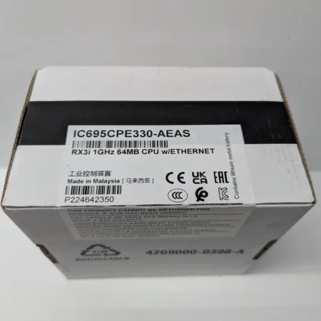 New Sealed GE Emerson FANUC IC695CPE330 PLC Rx3i 1GHz 64MB CPU with Ethernet