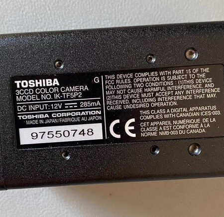 Toshiba Industrial Camera IK-TF5P2
