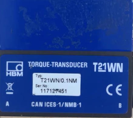 HBM torque sensor T21WN