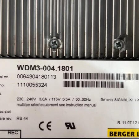 Berger Lahr servo WDM3-004.1801