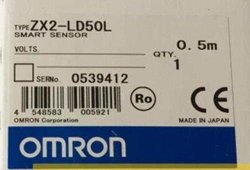 Omron Brand New Laser Sensor ZX2-LD50L 2 ZX2 LD50L