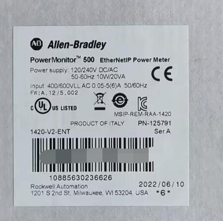 Allen-Bradley 1420-V2-ENT Power Monitor