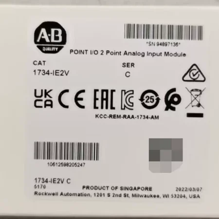 ALLEN BRADLEY 1734-IE2V Input Module