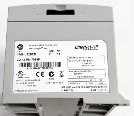 ALLEN BRADLEY 1766-L32BXB Module