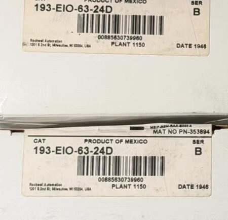 Allen Bradley 193-EIO-63-24D Control Module