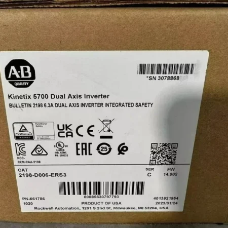 Allen Bradley 2198-D006-ERS3 Kinetix 5700 Dual Axis Module