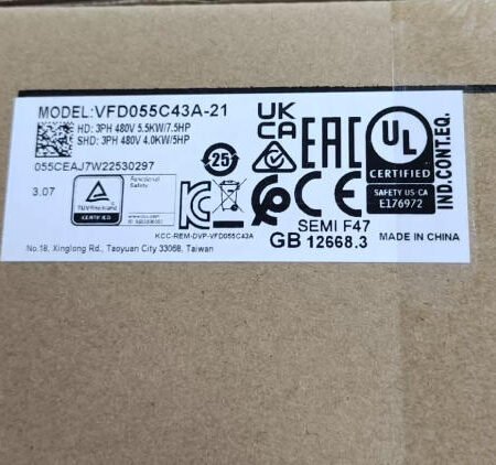 Delta Inverter VFD015C43A-21