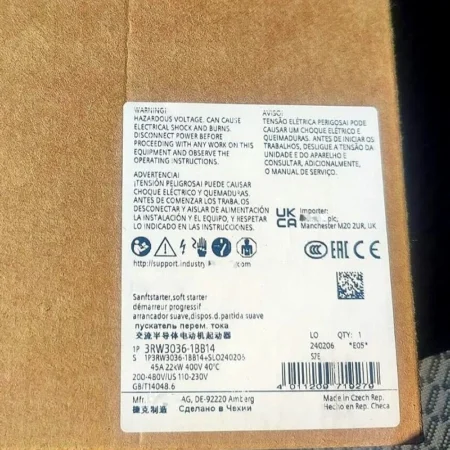 SIEMENS SIRIUS Soft Starter 3RW3036-1BB14