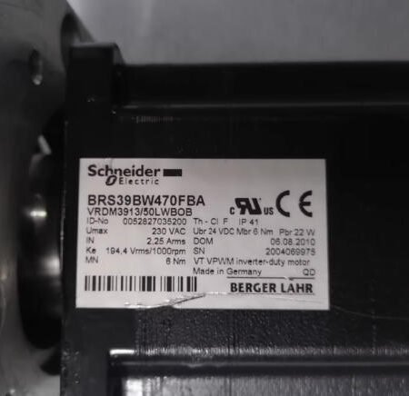 SCHNEIDER servo motor BRS39BW470FBA