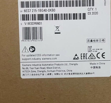 SIEMENS Module 6ES7215-1BG40-0XB0