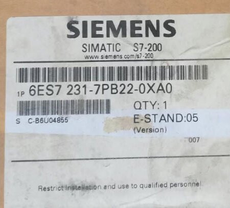 SIEMENS 6ES7231-7PB22-0XA0 module