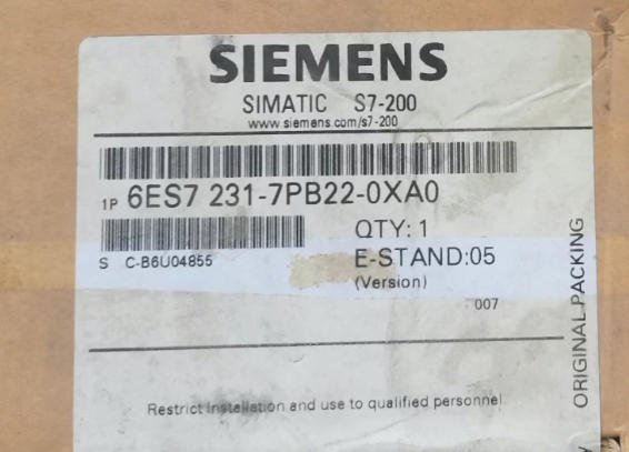 SIEMENS 6ES7231-7PB22-0XA0 module 2 6ES7231 7PB22 0XA0