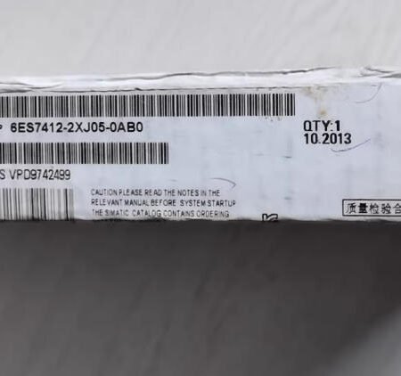 SIEMENS central processing unit 6ES7412-2XJ05-0AB0