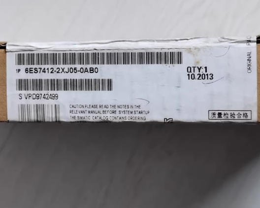 SIEMENS central processing unit 6ES7412-2XJ05-0AB0 2 6ES7412 2XJ05 0AB0