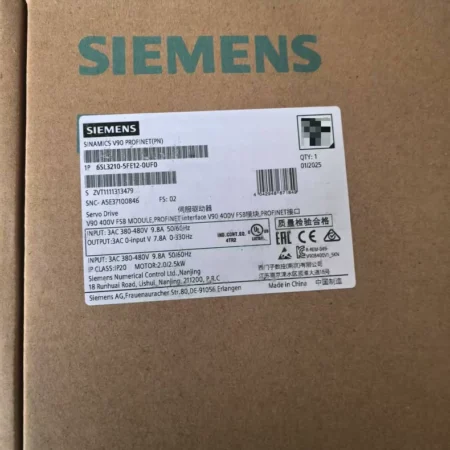 SIEMENS 6SL3210-5FE12-0UF0 Servo Driver