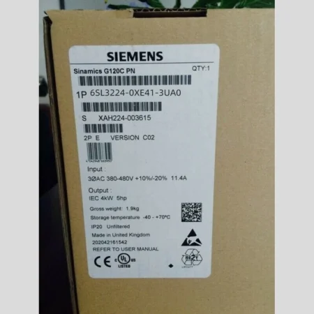 SIEMENS 6SL3224-0XE41-3UA0 6SL3 224-0XE41-3UA0 Power Module