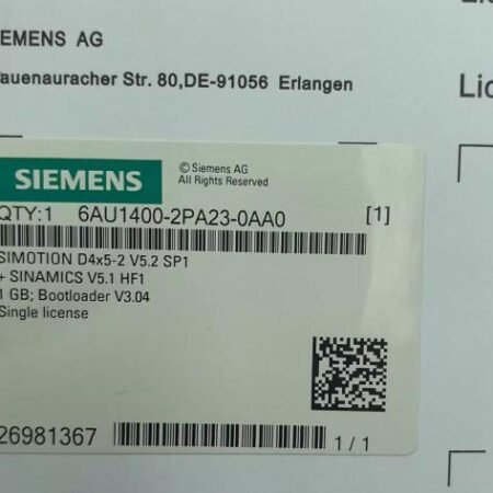 SIEMENS 6AU1400-2PA23-0AA0 Compact Flash Card