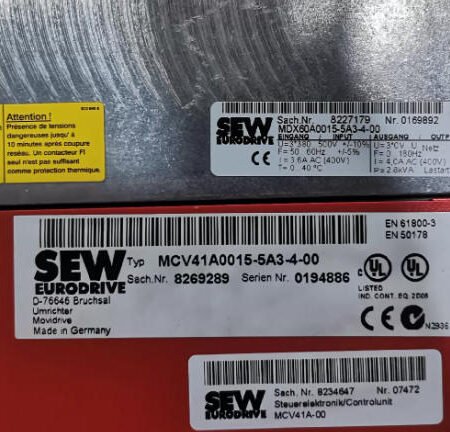 Sew Eurodrive MOVIDRIVE MDV60A0015-5A3-4-00