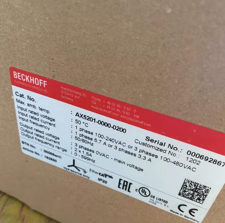 BECKHOFF AX5201-0000-0200 Digital Compact Servo Drives 2 AX5201 0000 0200