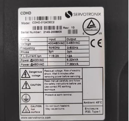 SERVOTRONIX CDHD-0124DEC2 Driver