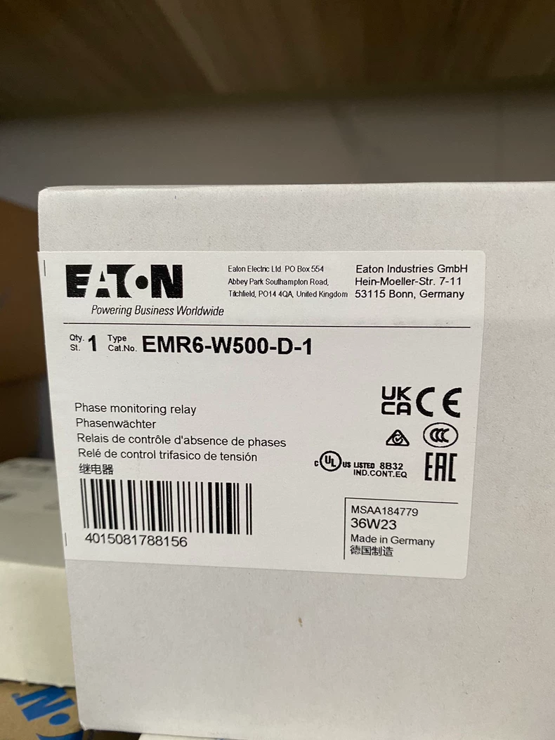 EATON EMR6-W500-D-1 Relay 2 EMR6 W500 D 1 1765933667124
