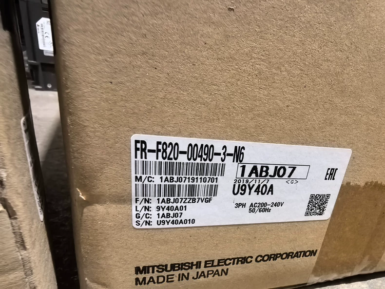 Mitsubishi FR-F820-00490-3-N6 Servo Motor 2 FR F820 00490 3 N6 1766042576910