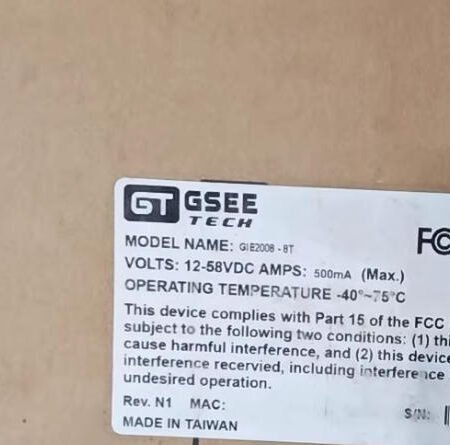 GSEE industrial switch GIE2008-8T