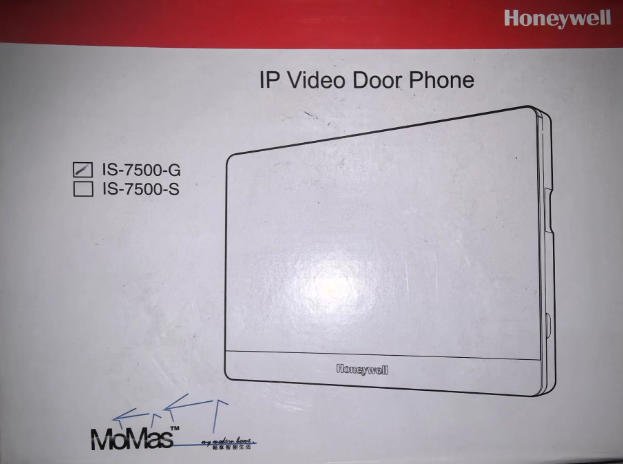 Honeywell Smart home visual intercom Is-7500-G 2 IS 7500 G